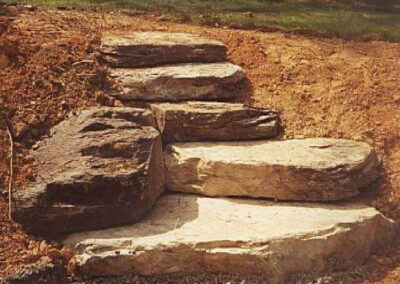 Arkansas Fieldstone Steps